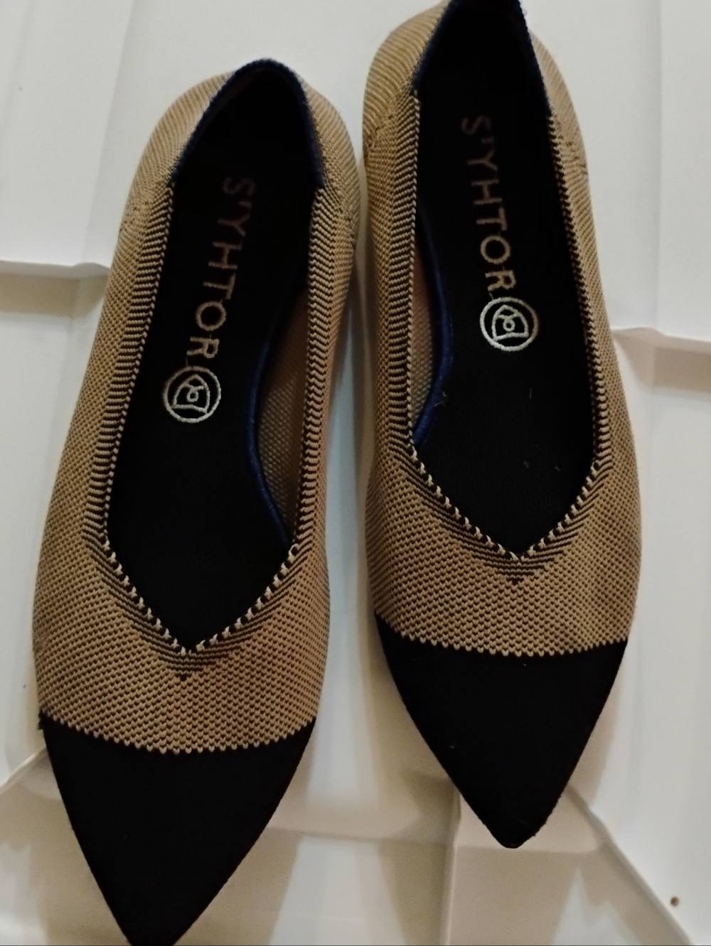 Rothy's The Point Dune Cap Toe Flats Size 5 Limited Edition